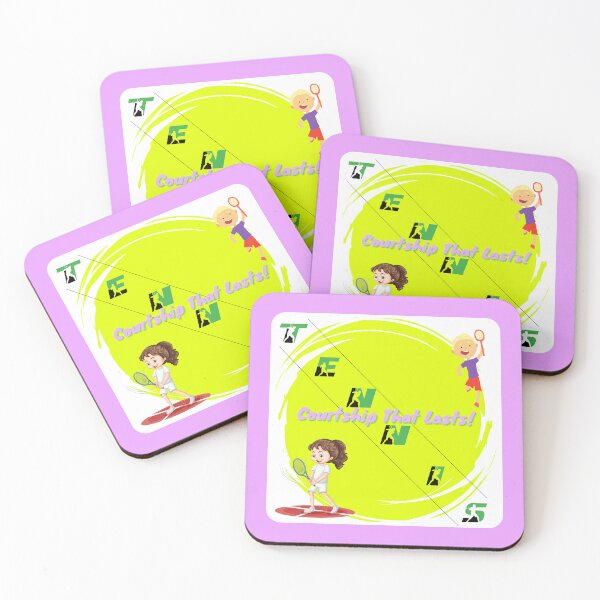 Item preview, Tennis Courtship Design designed and sold by CoyoteGifts.