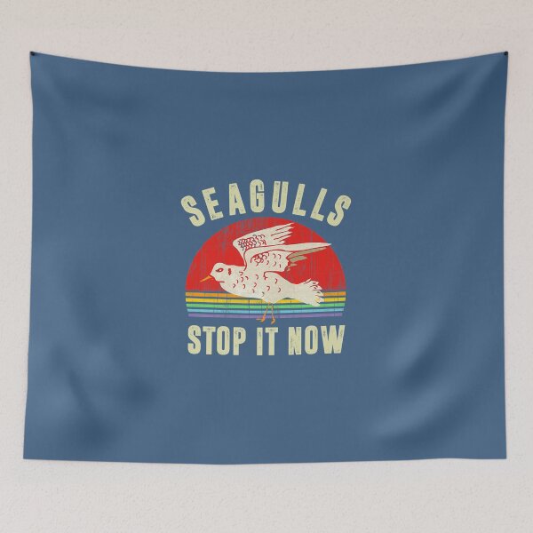 Item preview, Unique Vintage Retro Style Seagulls Bird Lover Stop It Now Premium designed and sold by AHien.