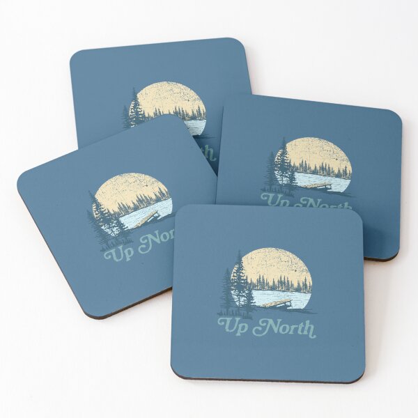 Item preview, Up North Vintage Lake Sunset Pine Tree Retro Rustic Cabin designed and sold by AHien.