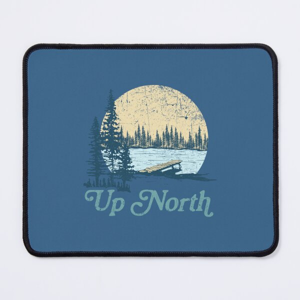 Item preview, Up North Vintage Lake Sunset Pine Tree Retro Rustic Cabin designed and sold by AHien.