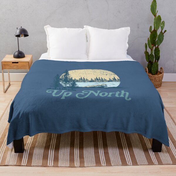Item preview, Up North Vintage Lake Sunset Pine Tree Retro Rustic Cabin designed and sold by AHien.