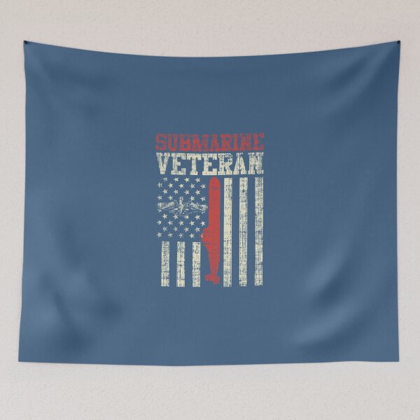 Item preview, US Navy Submarine Veteran USA Flag Vintage Submariner Gift Pullover  designed and sold by AHien.