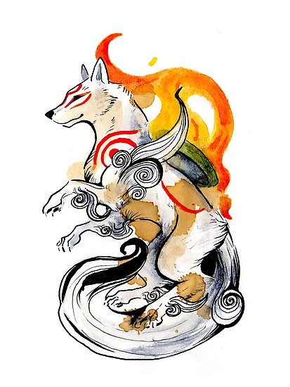 okami amaterasu posters by