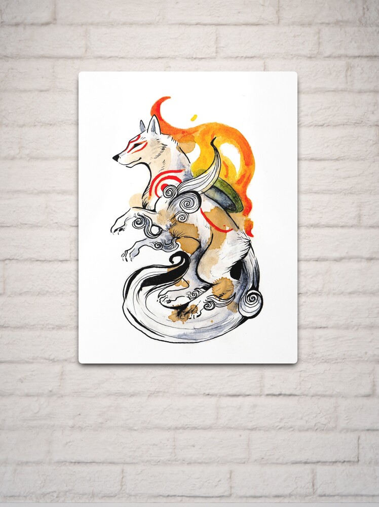 Okami Amaterasu Sun Goddess Matte Print 