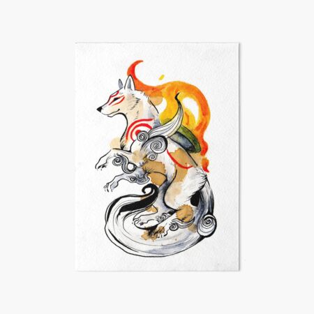 Okami Amaterasu Art Board Print