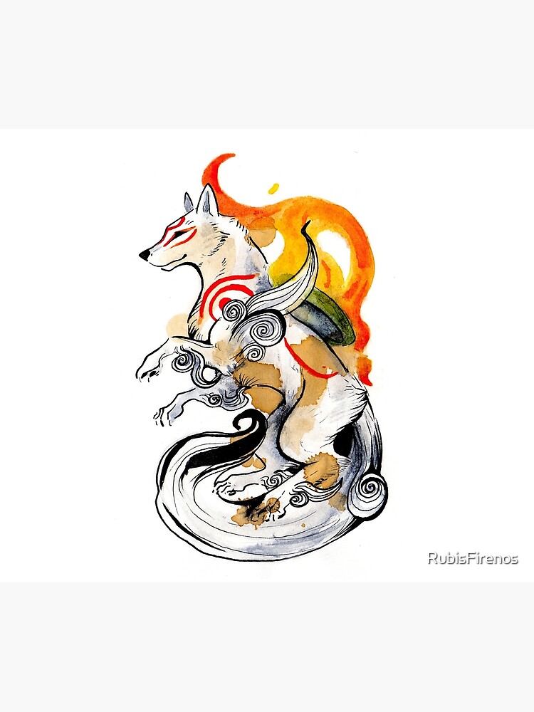 Okami Amaterasu by RubisFirenos