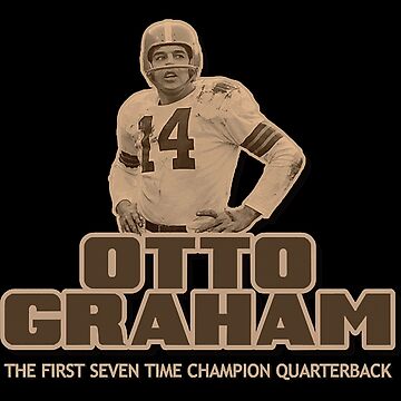 14 OTTO GRAHAM Cleveland Browns NFL QB Brown Throwback Jersey