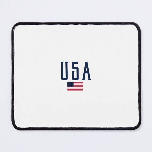 Item preview, USA Flag Vintage Blue Text Pullover Hoodie designed and sold by AHien.