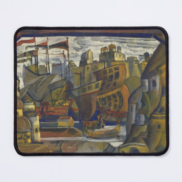 Item preview, Nicholas Roerich The Novgorod Market From Sadko Abstract designed and sold by TeeARTHY.
