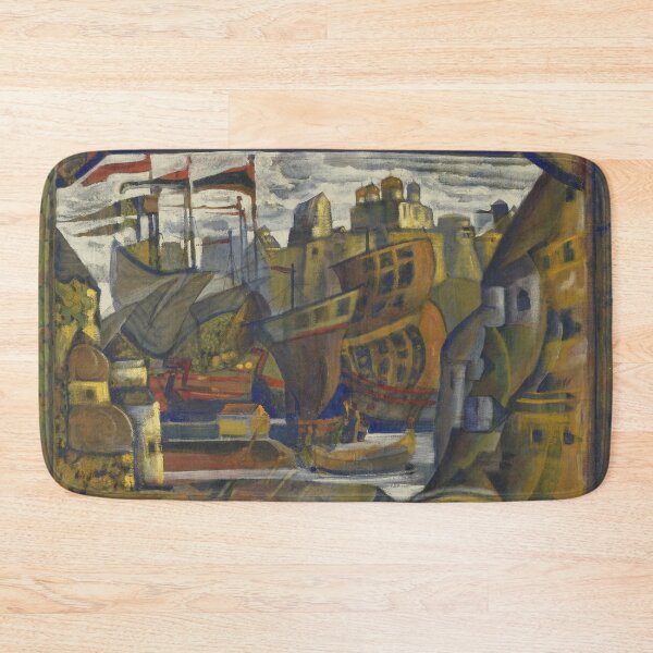 Item preview, Nicholas Roerich The Novgorod Market From Sadko Abstract designed and sold by TeeARTHY.