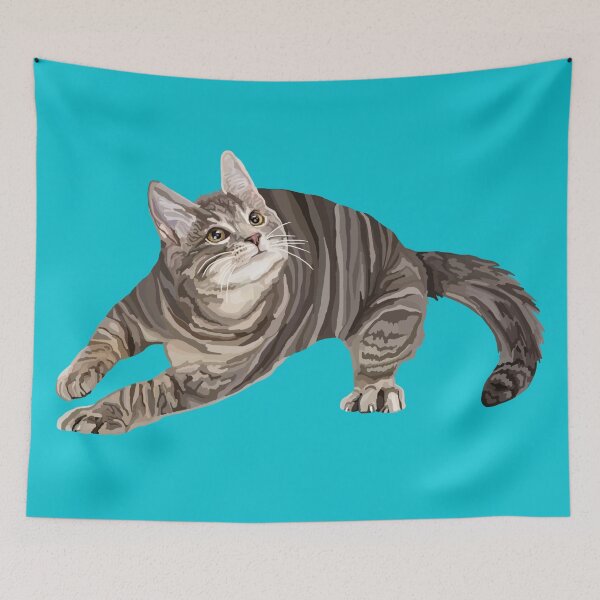 Item preview, Zooming Tabby Kitten designed and sold by Deborah Camp.