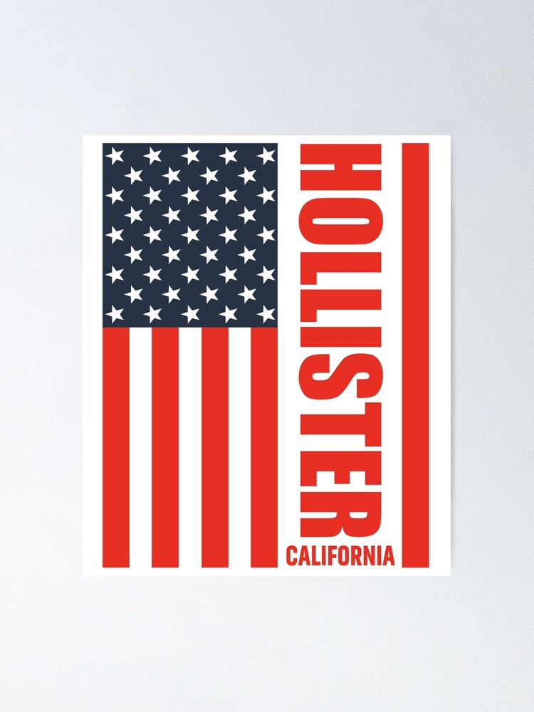 Hollister California 4th of July Independence day Poster