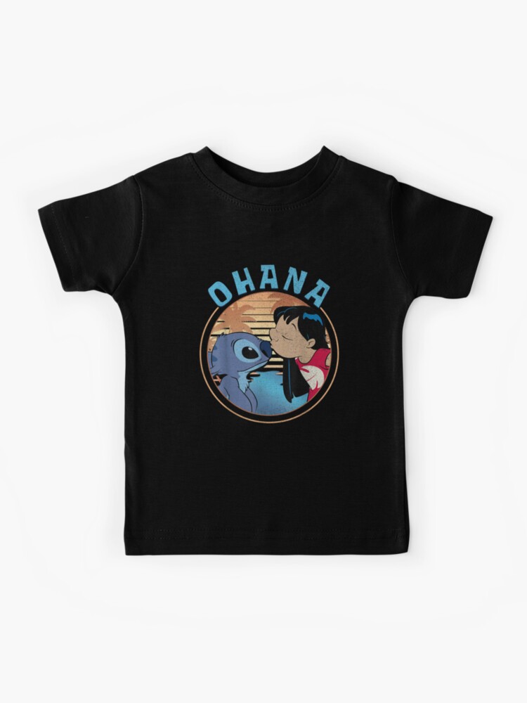 Lilo Stitch Ohana Portrait Kids T-Shirt for Sale by GarzaUSArt