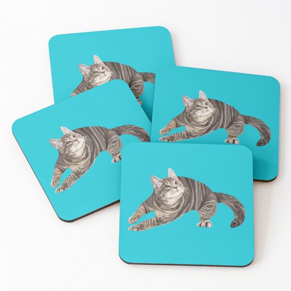 Item preview, Zooming Tabby Kitten designed and sold by Deborah Camp.