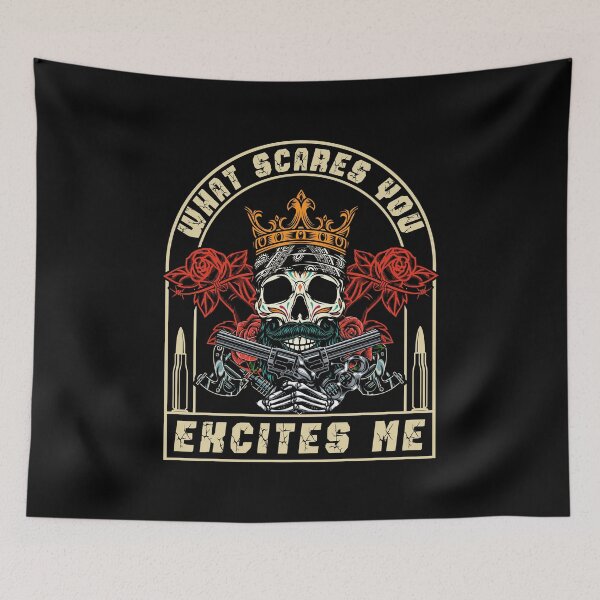 Item preview, What scares you excites me quotation classic designed and sold by mbensdesign.