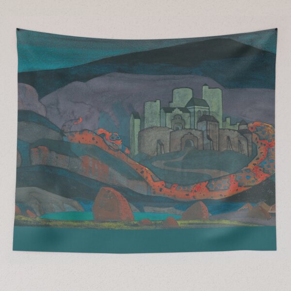 Item preview, Nicholas Roerich The Doomed City  Abstract designed and sold by TeeARTHY.