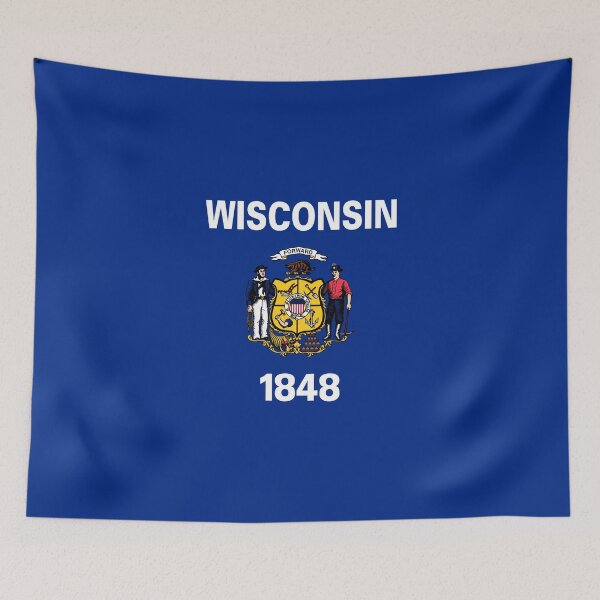 Item preview, Flag of Wisconsin designed and sold by brigadeiro.