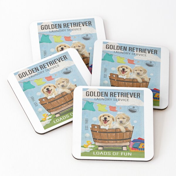 Item preview, Golden Retriever Laundry Service Loads Of Fun designed and sold by JakeGoodwin.