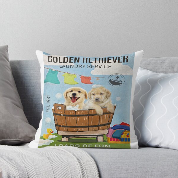 Item preview, Golden Retriever Laundry Service Loads Of Fun designed and sold by JakeGoodwin.