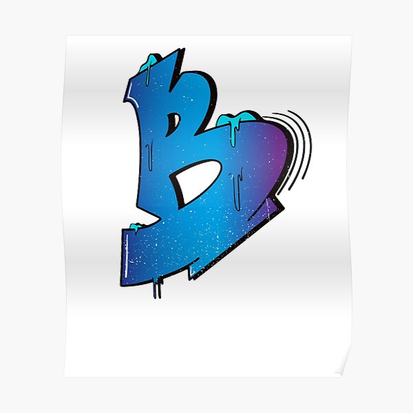 "Letter B Graffiti" Poster For Sale By Sabi19 | Redbubble