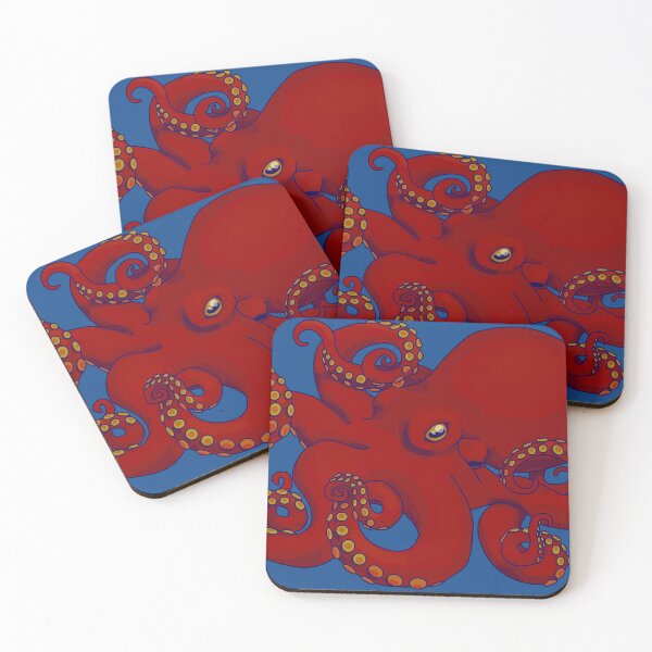 Item preview, Red Octopus designed and sold by Zia Frazier.
