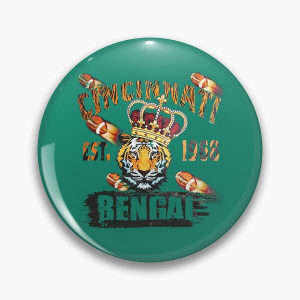 Cincinnati Bengals Vintage Retro Pin