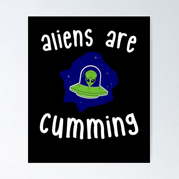 Item preview, aliens are cumming illustration  designed and sold by tmshop1.