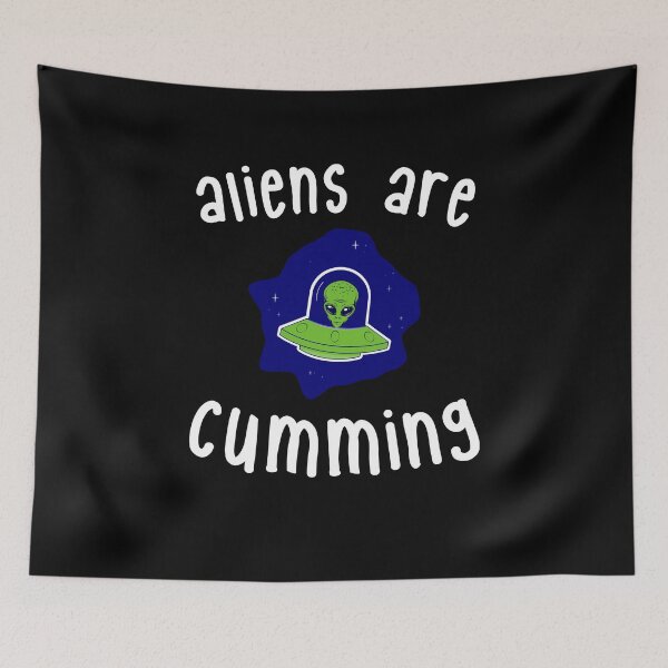 Item preview, aliens are cumming illustration  designed and sold by tmshop1.