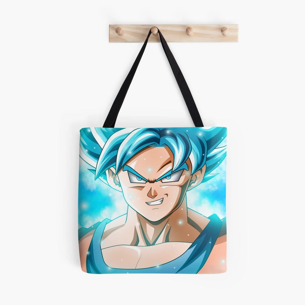 Goku - Blue Hair Super Saiyan Postcard for Sale by animelovah