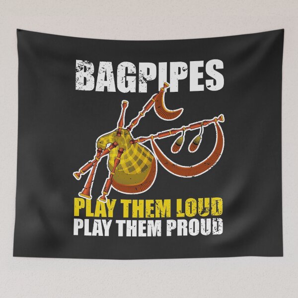 Item preview, Bagpipes Play Them Loud Play Them Proud designed and sold by AtmanJosef.