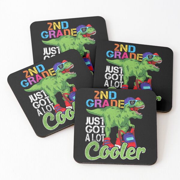 Item preview, Second 2nd Grade Just Got Cooler Dinosaur Back to School designed and sold by Zulfiqqar.