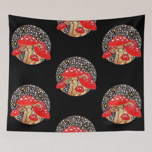 Item preview, Cosmic Amanita Mushroom by Skye Rain Art designed and sold by Skye Rain.