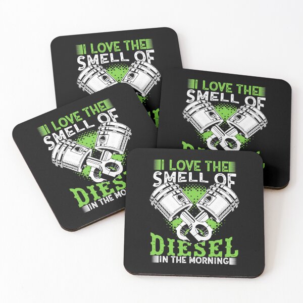 Item preview, I Love The Smell Of Diesel In The Morning Funny Truck Driver Quote Gift designed and sold by GardNewerd.