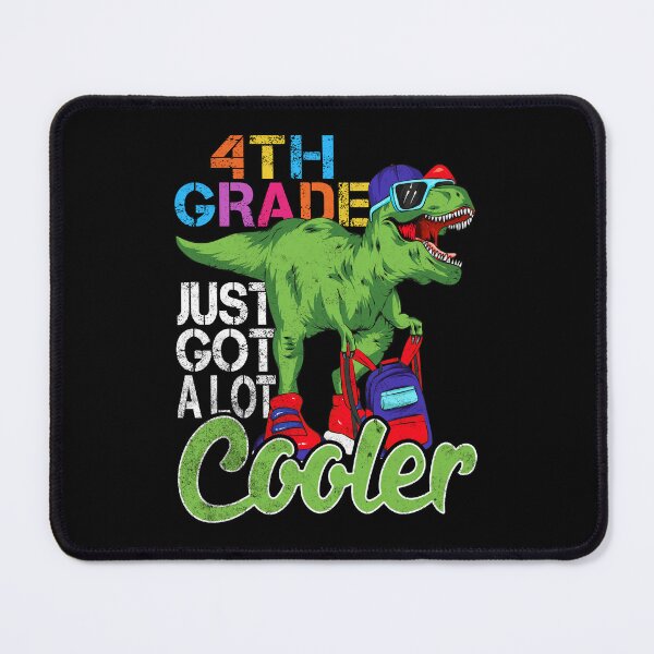 Item preview, Fourth 4th Grade Just Got Cooler Dinosaur Back to School designed and sold by Zulfiqqar.