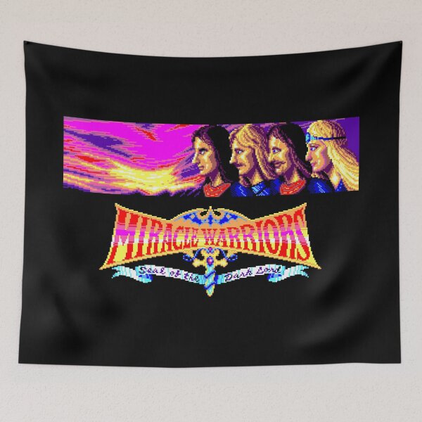 Item preview, Miracle Warriors - Title Screen designed and sold by pixel8tees.
