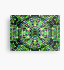 Albert Hoffman Blotter mandala Metal Print