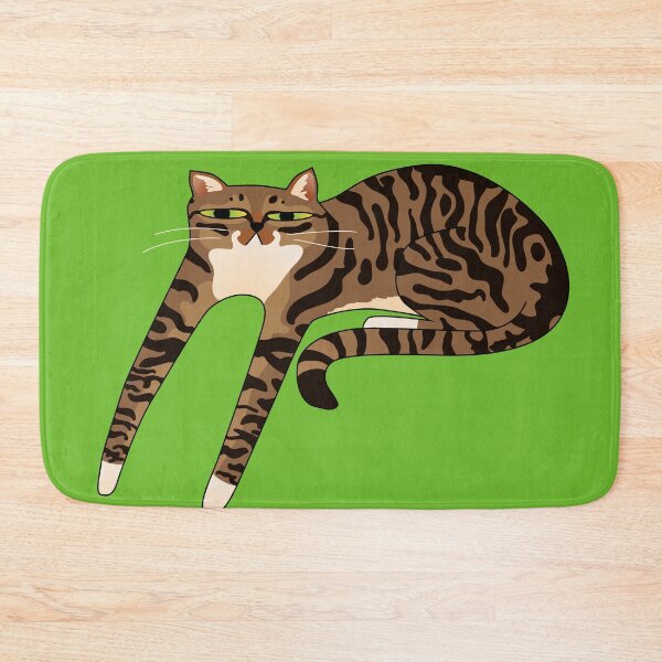 Item preview, Long Brown Tabby Cat designed and sold by Zia Frazier.