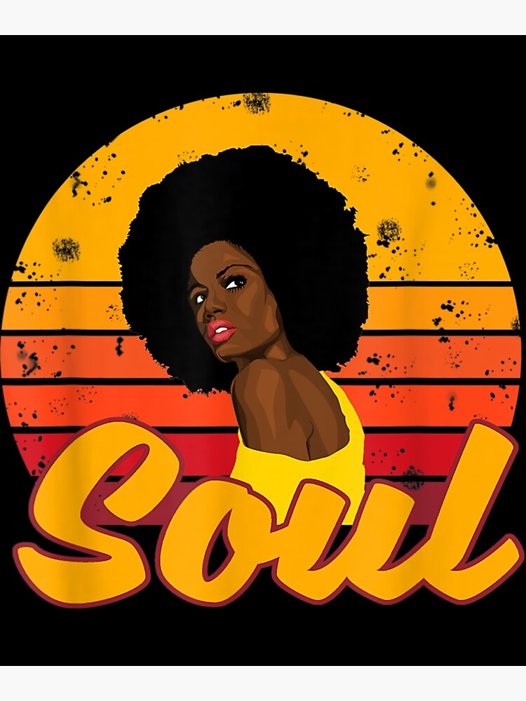 African American 70s 80s Funk Afro Disco Soul Melanin Queen | Poster