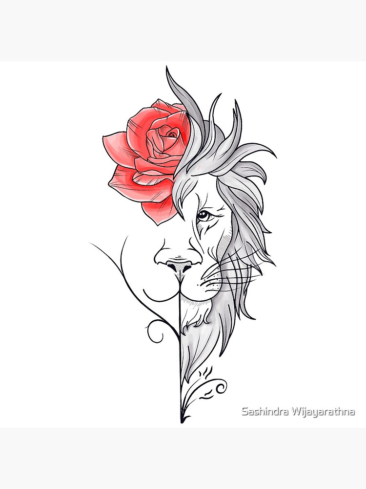 15+ Best Lion and Flowers Tattoo Designs | PetPress | Tattoos, Lion tattoo, Lion  tattoo with flowers
