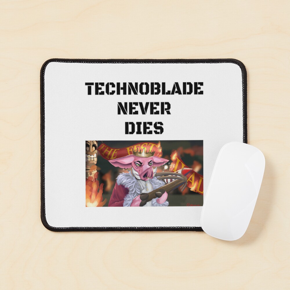 technoblade never dies technoblade technoblade never dies technoblade iPad  Case & Skin for Sale by anastdesign