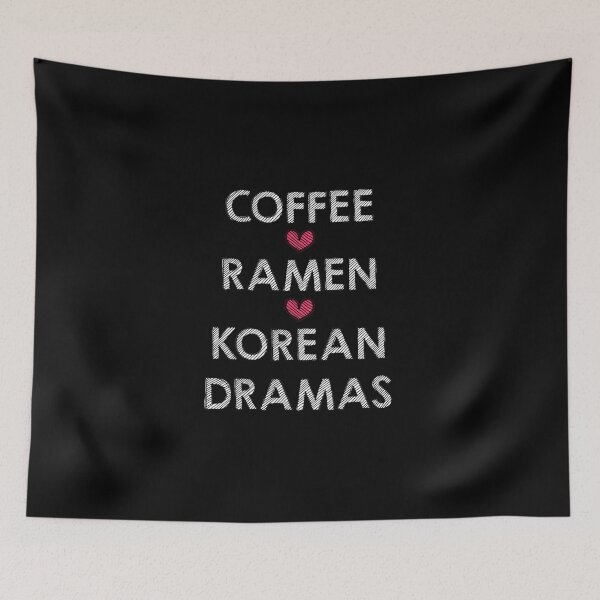 Item preview, Coffee Ramen Korean Dramas Classic T-Shirt designed and sold by verarheaf9.