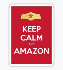 Keep Calm And Amazon Sticker