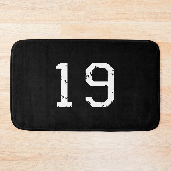 Item preview, Number Nineteen No 19 (Two-Color) White Sticker designed and sold by marshacryjsy7.