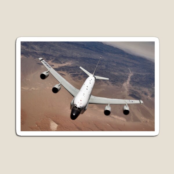 Item preview, An RC-135 Rivet Joint reconnaissance aircraft moves into position to refuel. designed and sold by StocktrekImages.