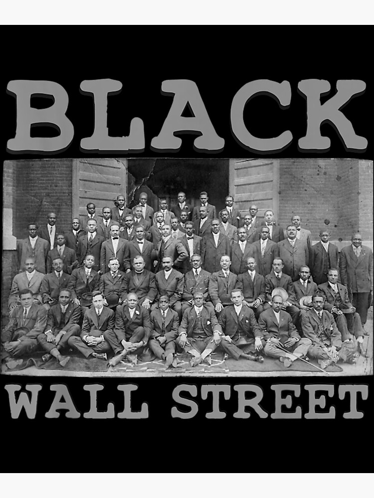 "African American Business Black History Black Wall Street" Poster for