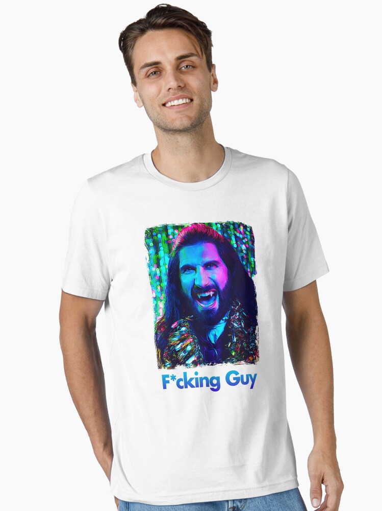 Aperçu 1 sur 7. T-shirt essentiel avec l'œuvre Ce que nous faisons dans l'ombre - Nandor l'implacable, F*king Guy, Saison 4 créée et vendue par reactionstudios.
