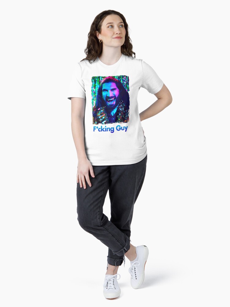 Aperçu 4 sur 7. T-shirt essentiel avec l'œuvre Ce que nous faisons dans l'ombre - Nandor l'implacable, F*king Guy, Saison 4 créée et vendue par reactionstudios.