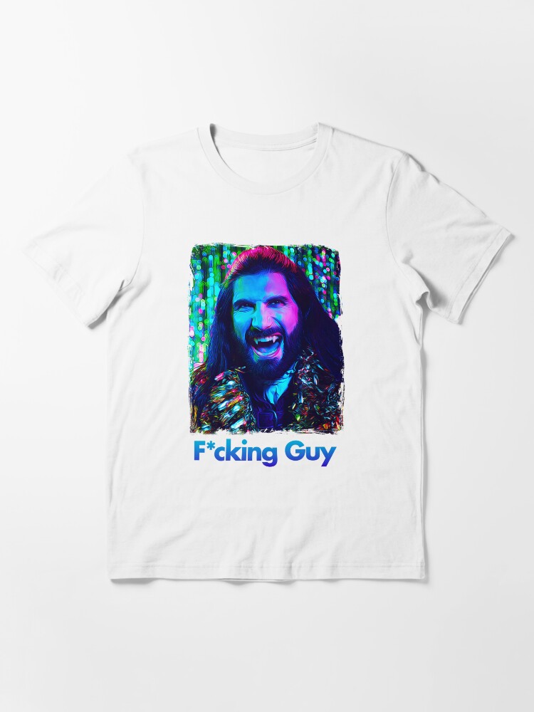 Aperçu 3 sur 7. T-shirt essentiel avec l'œuvre Ce que nous faisons dans l'ombre - Nandor l'implacable, F*king Guy, Saison 4 créée et vendue par reactionstudios.