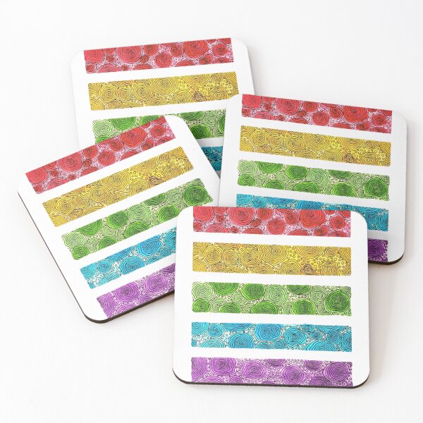 Item preview, Rainbow Watercolor Geodes by Skye Rain Art designed and sold by Skye Rain.