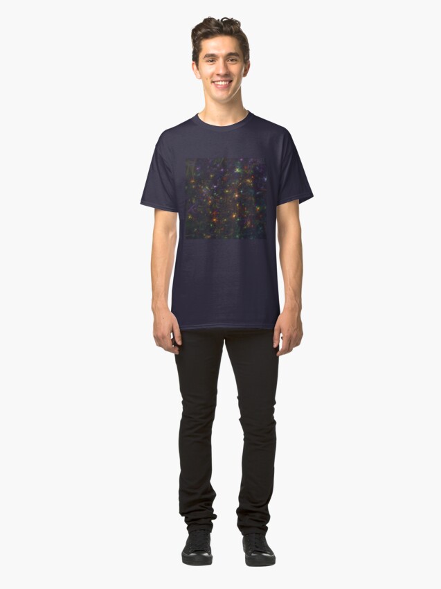 Alternate view of Cosmic fractals Classic T-Shirt
